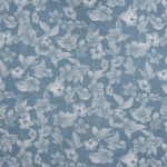 Linear Blossom Blue PVC Blue