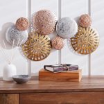 Cinnabar Metal Wall Art Multi Coloured