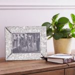 Antique Mirror Photo Frame 7″ x 5″ (18cm x 13cm) Silver