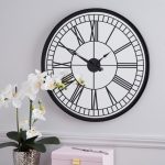 Mirrored Clock Silver