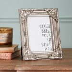 Swept Silver Photo Frame 7″ x 5″ (18cm x 13cm) Silver