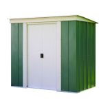 4ft x 6ft Arrow Metal Pent Shed Green