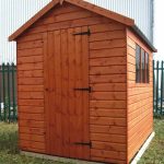 6ft x 10ft TGB Superior Wooden Apex Shed Natural