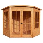 7ft x 7ft Pinnacle Hampton Wooden Summerhouse Natural