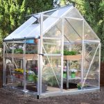 6ft x 6ft Palram Silver Nature Plastic Hybrid Greenhouse Silver