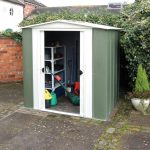 5ft x 6ft Arrow Metal Apex Shed Green
