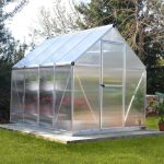 6ft x 8ft Palram Mythos Metal Greenhouse Silver
