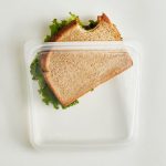 Stasher Silicone Clear Reusable Sandwich Bag Clear