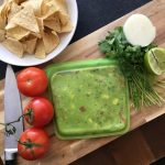 Stasher Silicone Lime Reusable Sandwich Bag Green