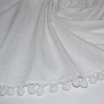 Pom Pom White Voile White