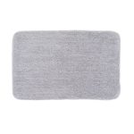 Marl Silver Bath Mat Silver