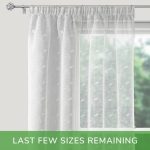 Matilda White Tape Top Single Voile Panel White