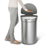 simplehuman 45 Litre Brushed Steel Sensor Bin Brushed steel