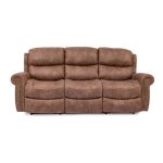 Dorset 3 Seater Electric Reclining Sofa Brown