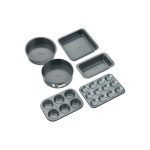 Prestige Bakeware 6 Piece Baking Set Silver