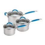 Joe Wicks 3 Piece Pan Set Silver
