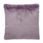 Fluffy Faux Fur Mauve Cushion Cover Mauve