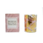 Tropical Blossom Candle Pink
