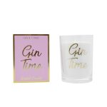 Gin Time Gin and Tonic Candle White
