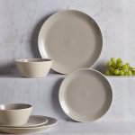 Lulworth Grey 12 Piece Dinner Set Grey