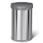 simplehuman 45 Litre Steel Sensor Bin Steel