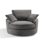 Felton Swivel Chair Grey
