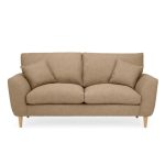 Finley 2 Seater Sofa With 2 Scatter Cushions Natural