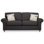 Rosa 3 Seater Sofa Charcoal