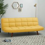 Xander Colour Pop Clic Clac Sofa Bed – Mustard Mustard