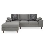 Antonia Grey Left Hand Corner Sofa Grey