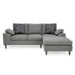 Antonia Grey Right Hand Corner Sofa Grey