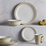 Denby Linen 16 Piece Dinner Set Beige