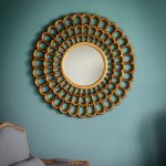 Claremont Gold Wall Mirror Gold