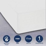 MemoryPedic Single and Double Flex Mattress White