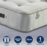 Pocketo Cool Blue Double Memory Matrah 1000 Pocket Mattress White