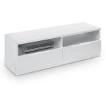 Manhattan 2 Drawer Media Unit White