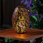 Eureka! Cool Flame Silhouette Lantern Bronze