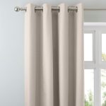 Arizona Cream Blackout Eyelet Curtains Cream