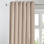Georgia Mink Blackout Eyelet Curtains Mink