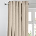 Georgia Stone Blackout Eyelet Curtains Stone
