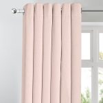 Georgia Blush Blackout Eyelet Curtains Blush (Pink)