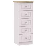 Vienna 5 Drawer Locker Grey