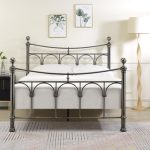 Limelight Gamma Nickel Bed Frame Brown