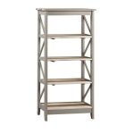 Corona Vintage 5 Tier Wide Shelf Unit Grey