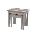 Corona Vintage Nest of 2 Tables Grey