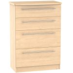 Sherwood 4 Drawer Deep Chest Natural