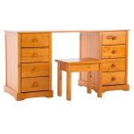 Baltic Dressing Table and Stool Natural