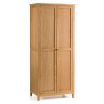 Salerno Shaker Double Wardrobe Natural