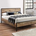 Urban Rustic Bed Frame Brown
