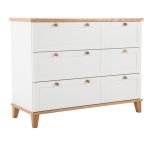 Boston 3 Drawer Chest White